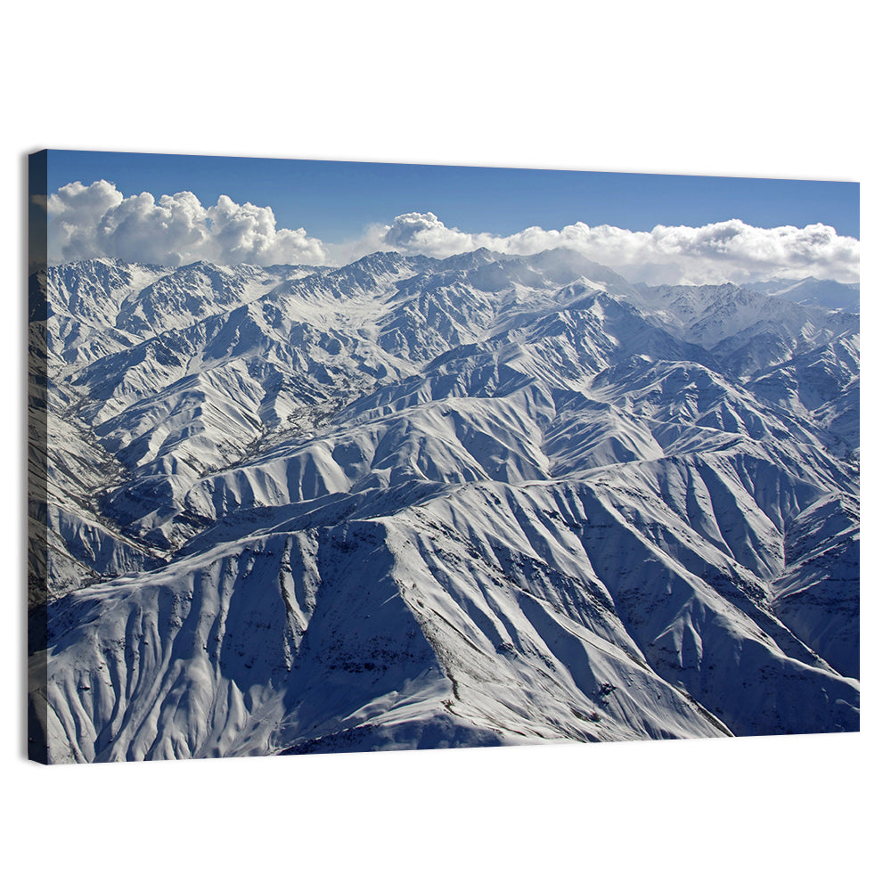 Snow-capped Afghan Mountains Wall Art