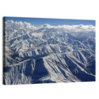 Snow-capped Afghan Mountains Wall Art