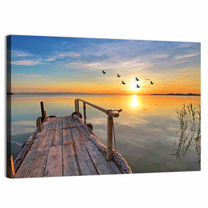 Lake Sunset Wall Art