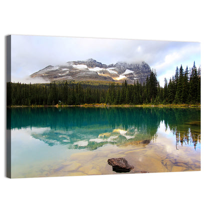 Lake O Hara Mountain Reflection Wall Art
