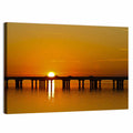 Lake Pontchartrain Causeway Sunset Wall Art