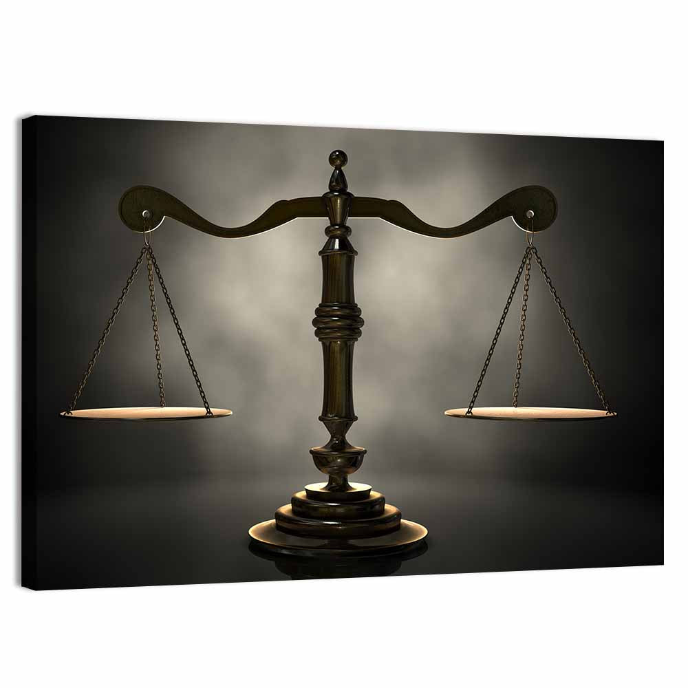Scales of Justice Wall Art