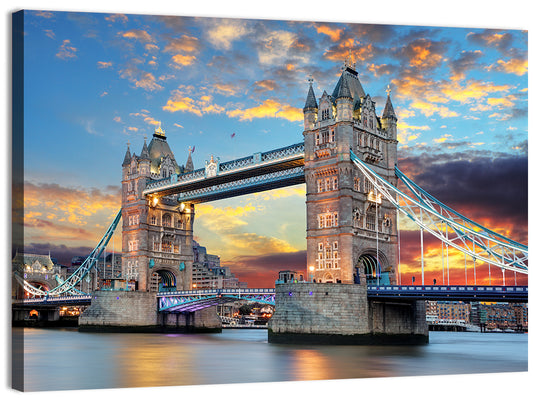 Tower Bridge at Sunset Wall Art