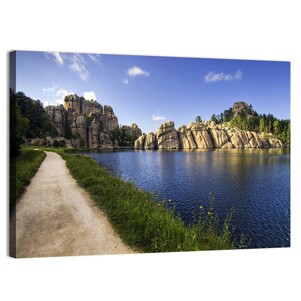 Sylvan Lake Trail, Black Hills Wall Art, canvas print, landscape