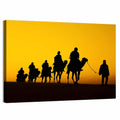 Camel Caravan Silhouette Wall Art