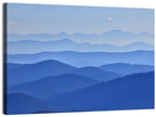 Misty Blue Mountain Valley Wall Art