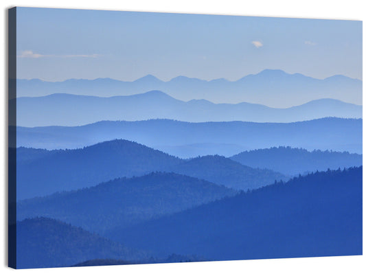 Foggy Mountains Valley Wall Art