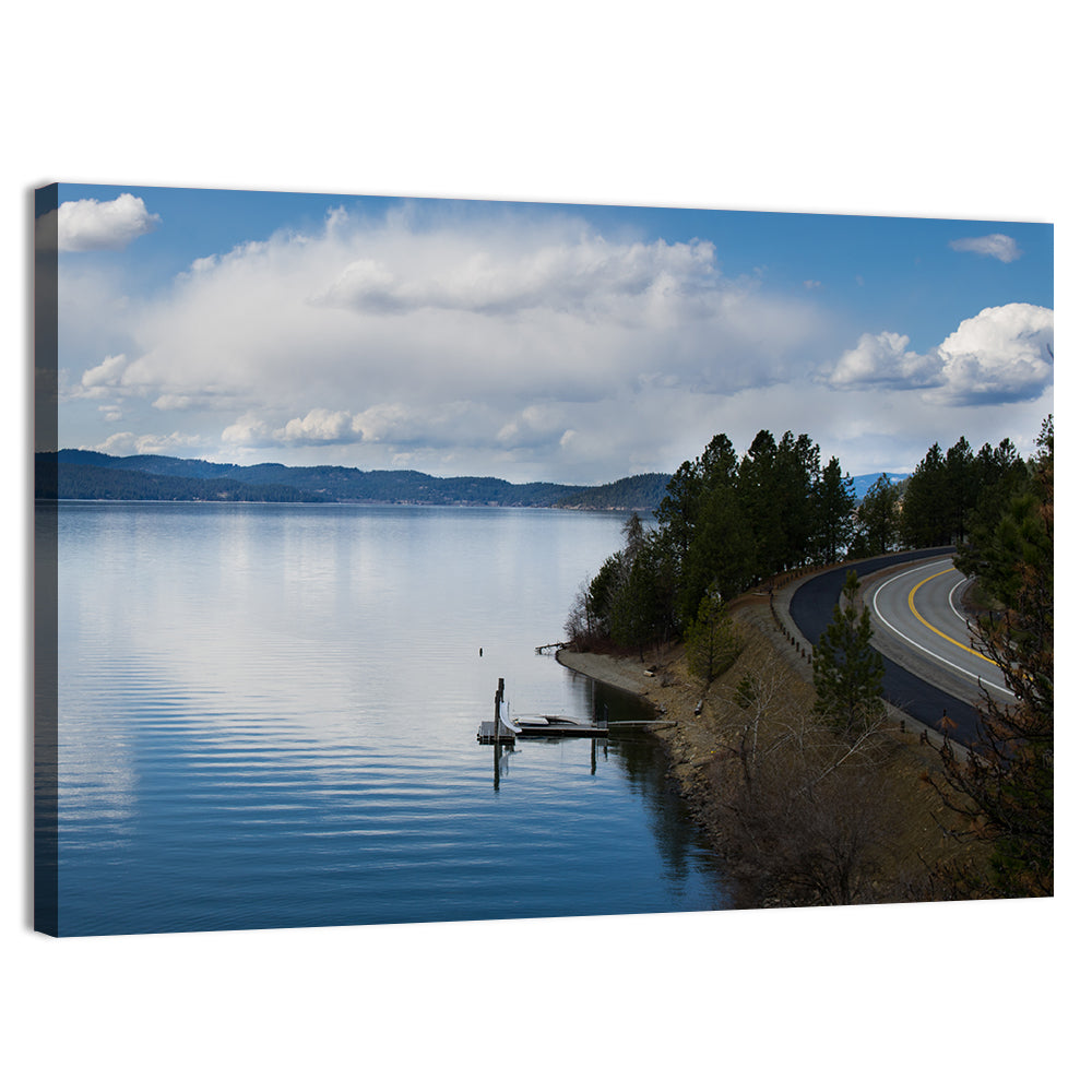 Coeur D'alene Lakeshore View Wall Art