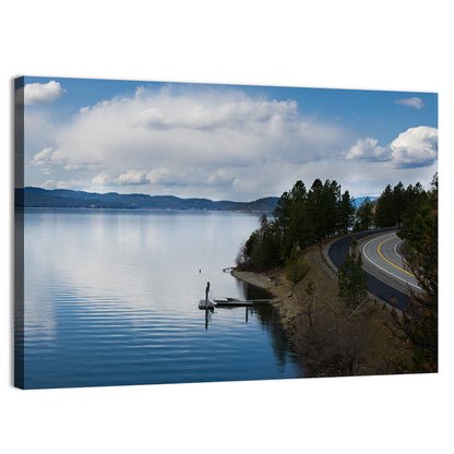 Coeur D'alene Lakeshore View Wall Art