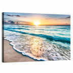 Cancun Beach Sunrise Wall Art
