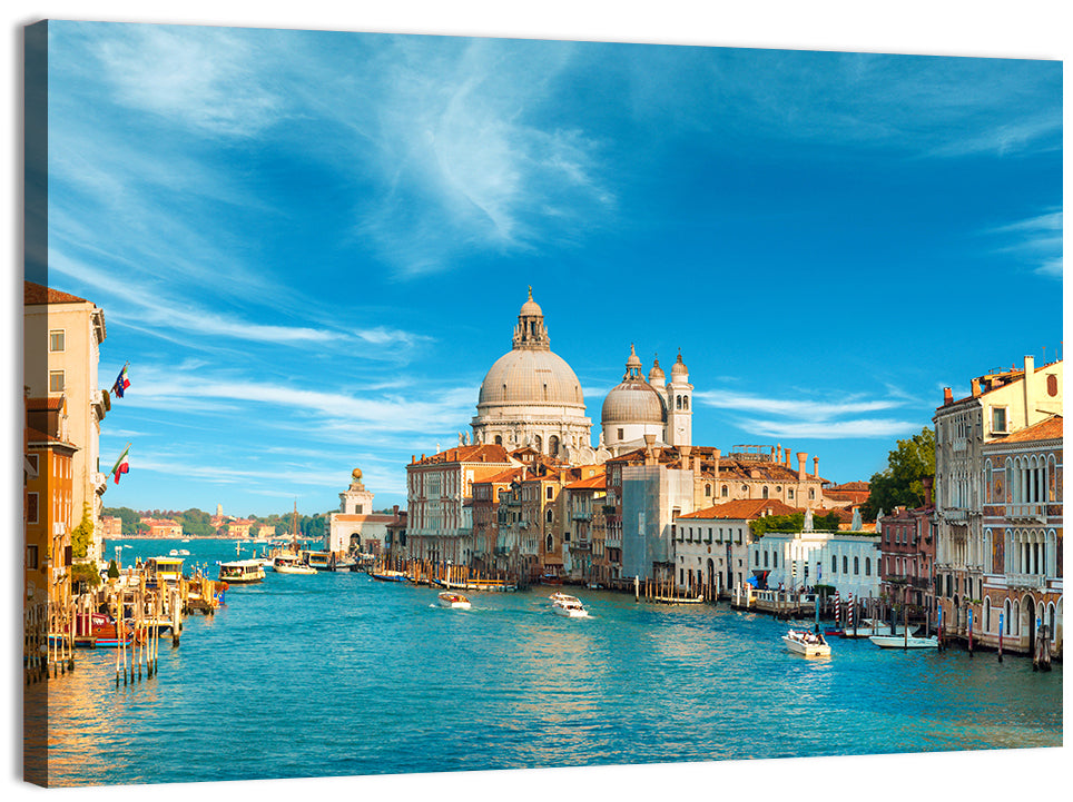 Venice Grand Canal and Santa Maria Della Salute Wall Art, canvas print, landscape