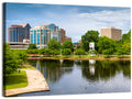 Big Spring Park Skyline, Huntsville Wall Art