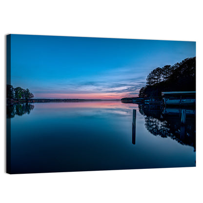 Lake Gaston Twilight Reflection Wall Art