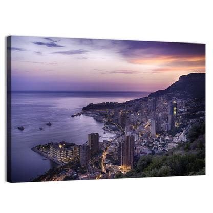 Monte Carlo at Dusk Wall Art