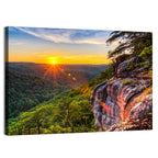Big South Fork Gorge Sunset Wall Art