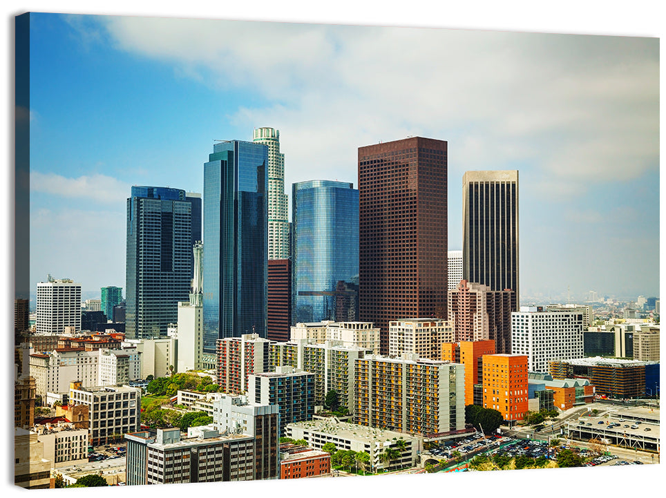 Downtown Los Angeles Skyline Cityscape Wall Art