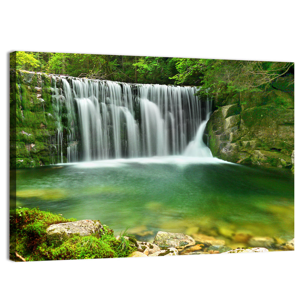 Emerald Lake Cascade Wall Art