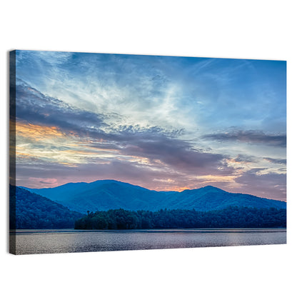 Lake Santeetlah Sunset Glow Wall Art