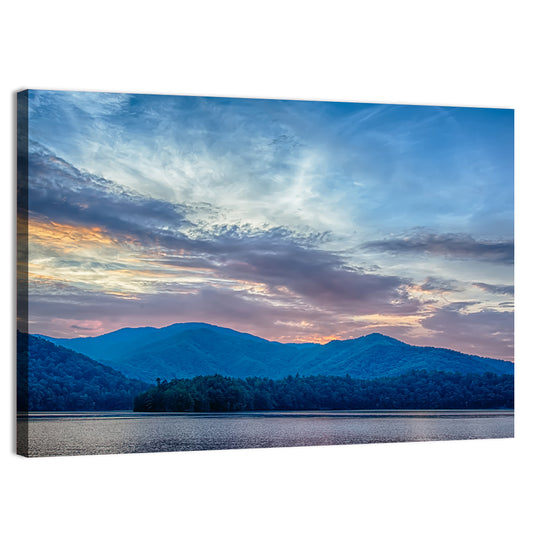 Lake Santeetlah Sunset Glow Wall Art
