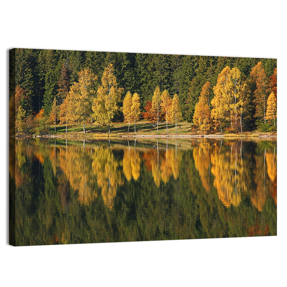 Saint Anna Lake Autumn Reflection Wall Art