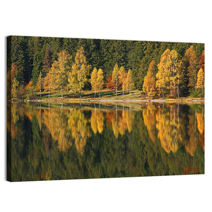 Saint Anna Lake Autumn Reflection Wall Art