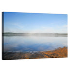 Morning Fog Over Abitibi Lake Wall Art