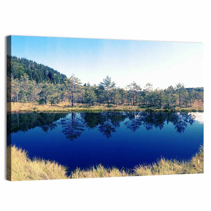 Tundra Reservation Park Lake Wall Art as a canvas print