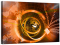 Digital Connectivity Globe Wall Art