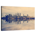 Sunset Over Forest Lake Wall Art