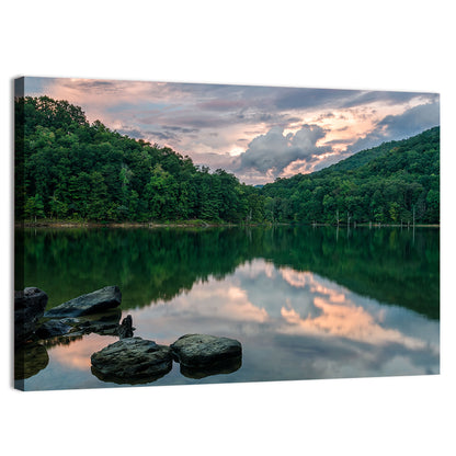 Martins Fork Lake Sunset Wall Art