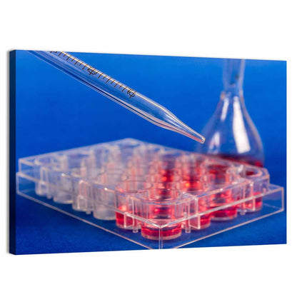 Stem Cell Pipette Close-up Wall Art