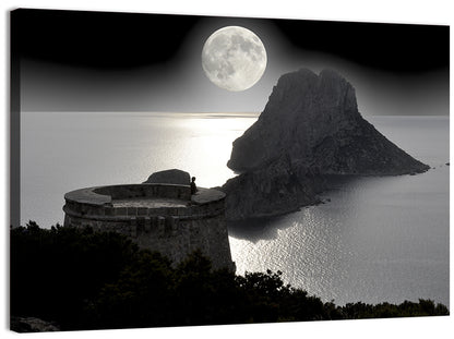 Pirates Tower Moonlit Watchtower, Ibiza Wall Art