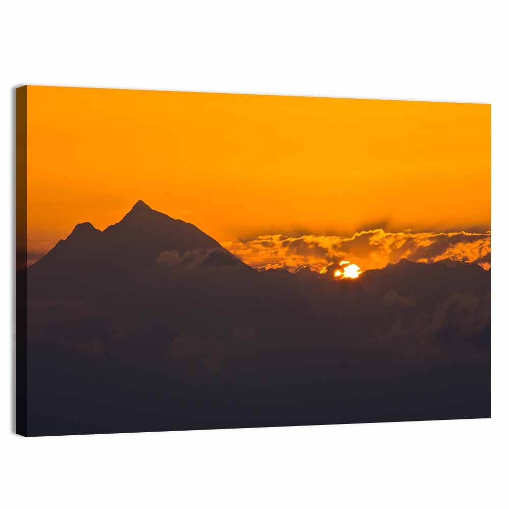 Athos Mountain Sunrise Wall Art