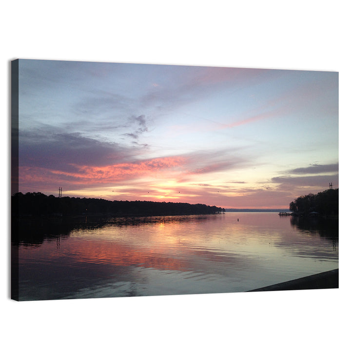 Lake Eufaula Sunset Wall Art