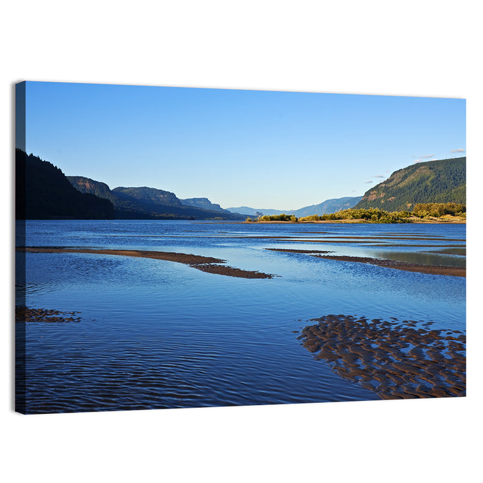 River Gorge Landscape Wall Art as a canvas print