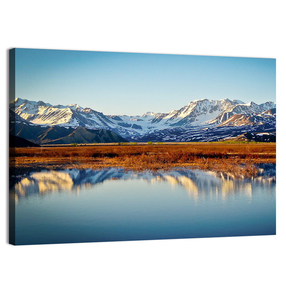 Summit Lake Reflection Wall Art