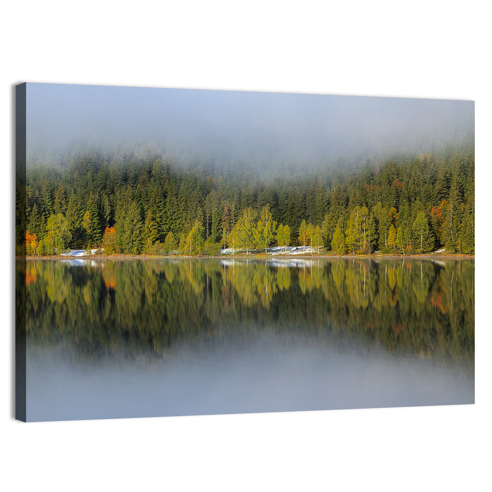 Saint Anna Lake Misty Reflection Wall Art
