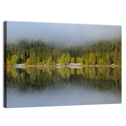 Saint Anna Lake Misty Reflection Wall Art