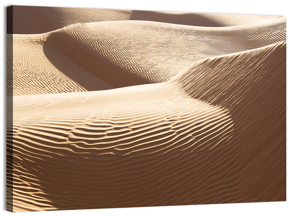 Sahara Sand Dunes Close-up Wall Art