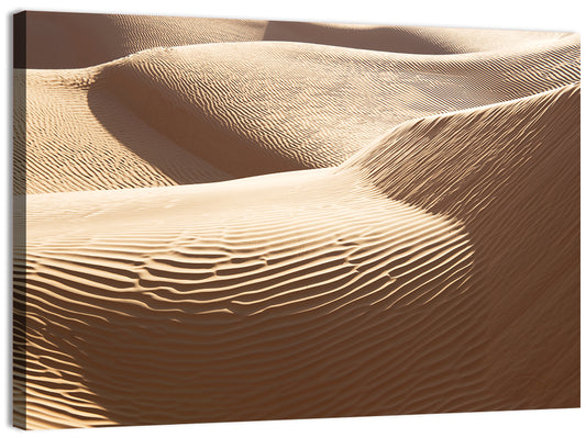Sahara Sand Dunes Close-up Wall Art
