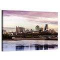 Kansas City Skyline at Dusk Wall Art