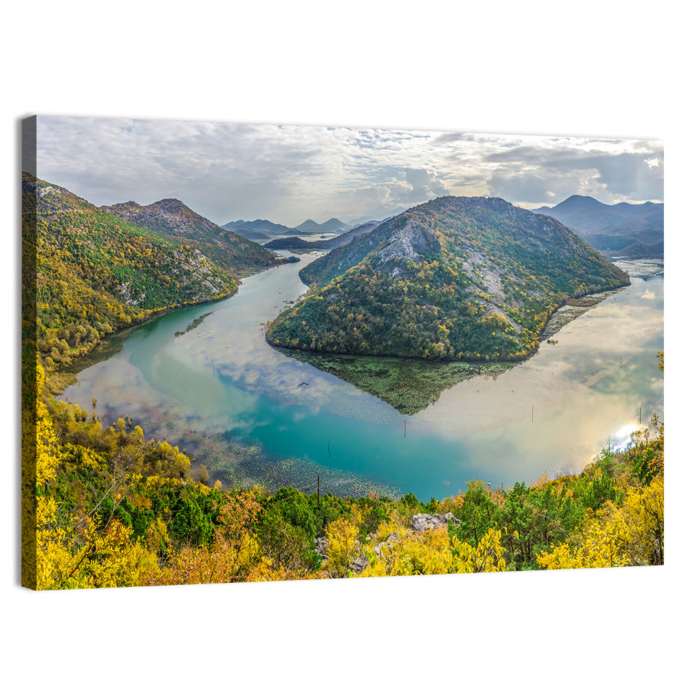 Rijeka Crnojevića Bend, Lake Skadar Wall Art
