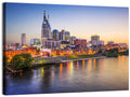 Nashville Skyline Over the Cumberland River Wall Art