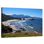 Cannon Beach Morning Shoreline Wall Art