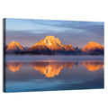 Mount Moran Sunrise Over Jackson Lake Wall Art