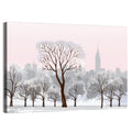 Winter Cityscape Wall Art