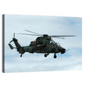 Attack Helicopter Side Profile Wall Art