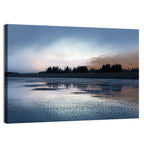 Lake Clark Foggy Shoreline Wall Art