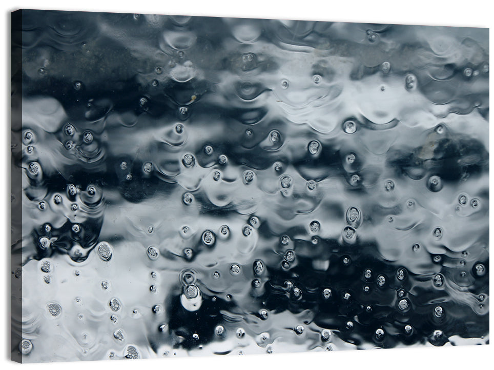 Sea of Teardrops in Ice Wall Art, canvas print, landscape
