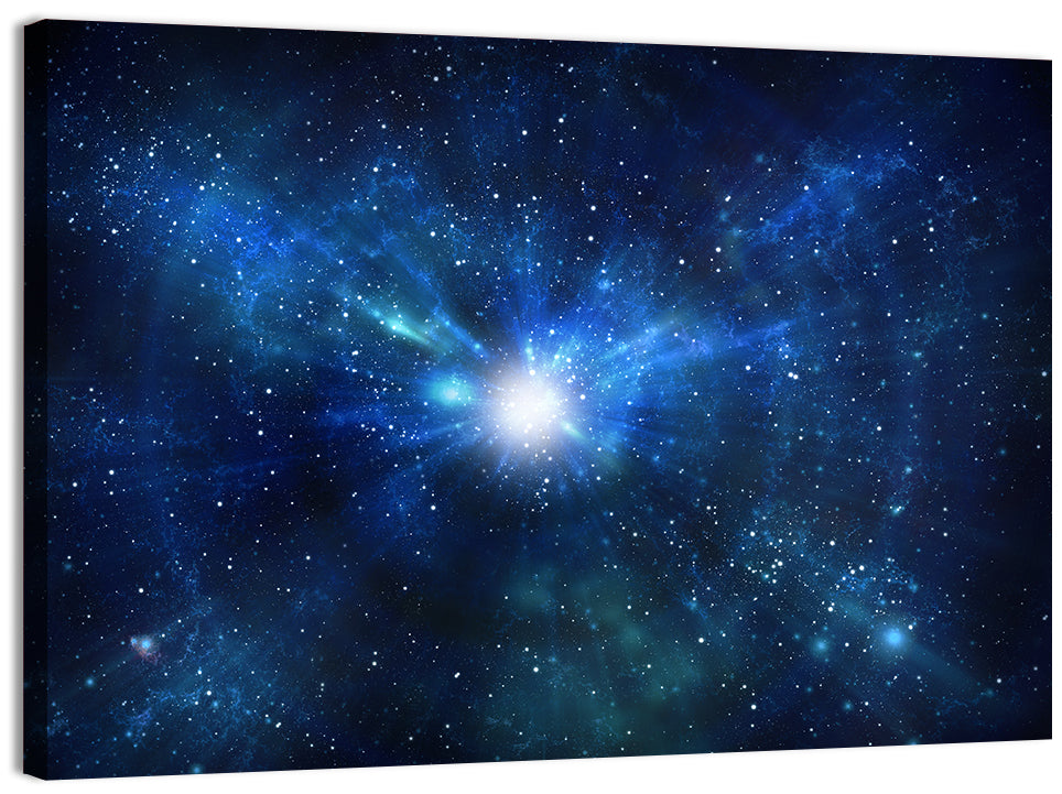 Lightspeed Galaxy Burst Wall Art